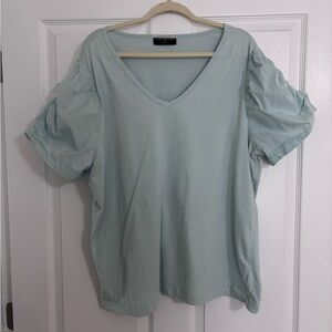 Lane Bryant Women's Light Blue Top